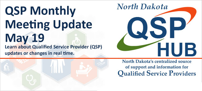 QSP Monthly Meeting Update is May 19